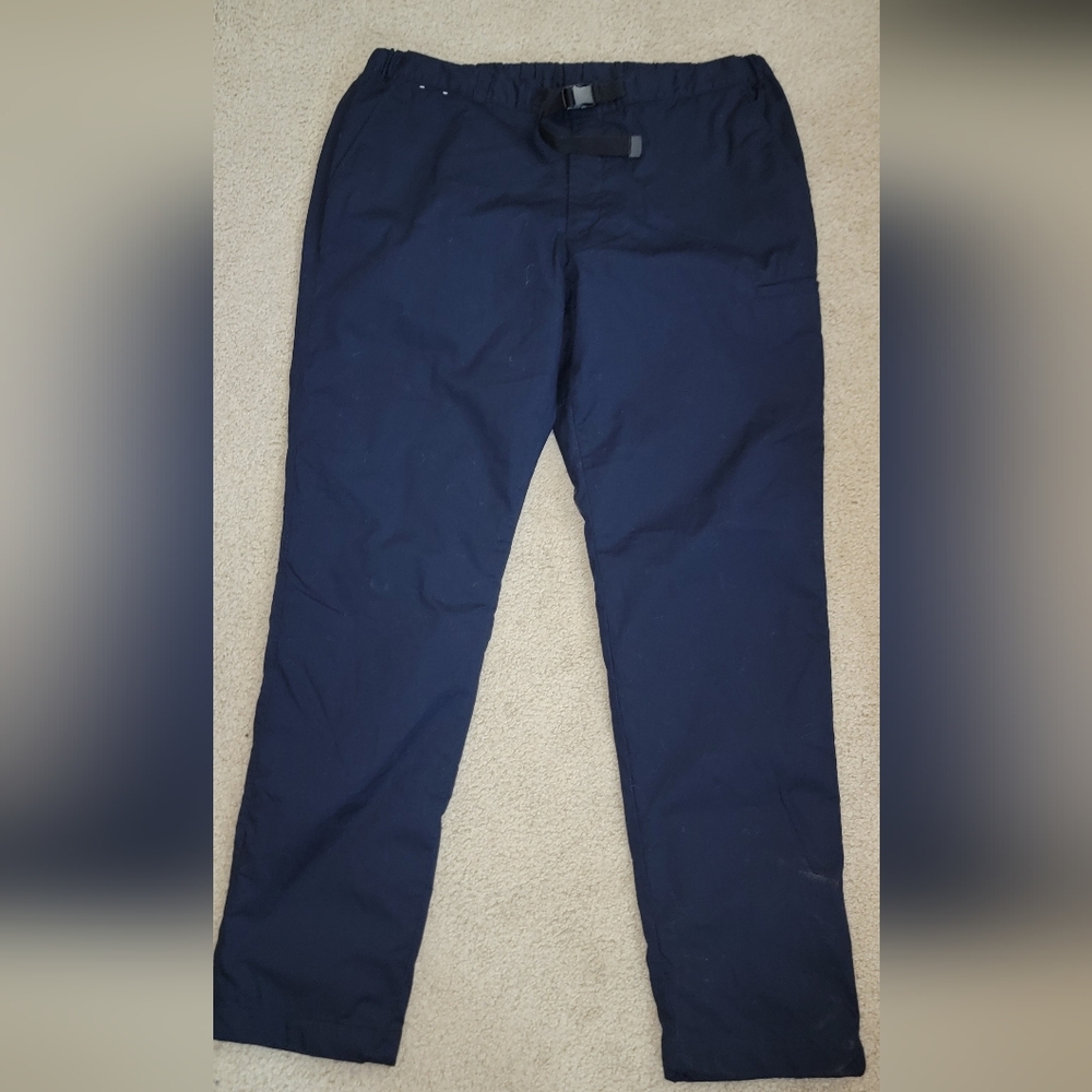 Men's Lined Navy Pants By Uniqlo